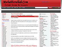 Tablet Screenshot of muhabbetullah.com